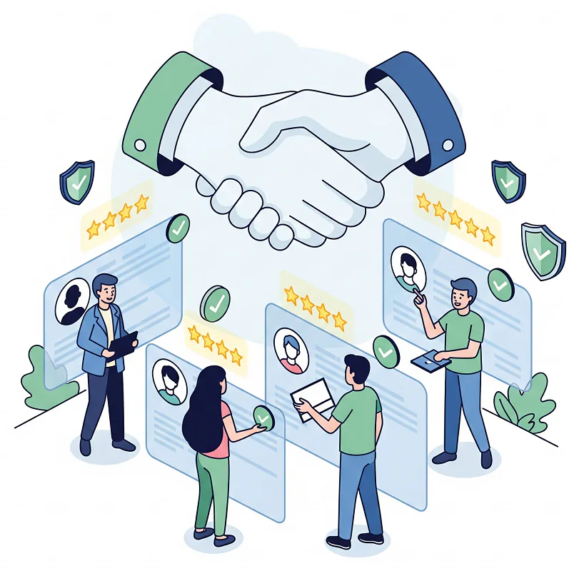 آموزش ۰ تا ۱۰۰ افزایش اعتماد کاربران در سایت های واسطه