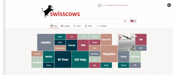 6. موتور جستجو Swisscows